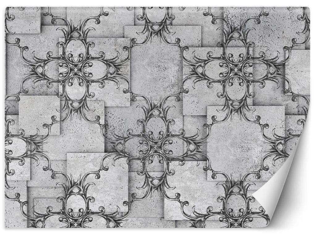 Gario Fototapeta Orientálny vzor na sivom pozadí Materiál: Vliesová, Rozmery: 200 x 140 cm