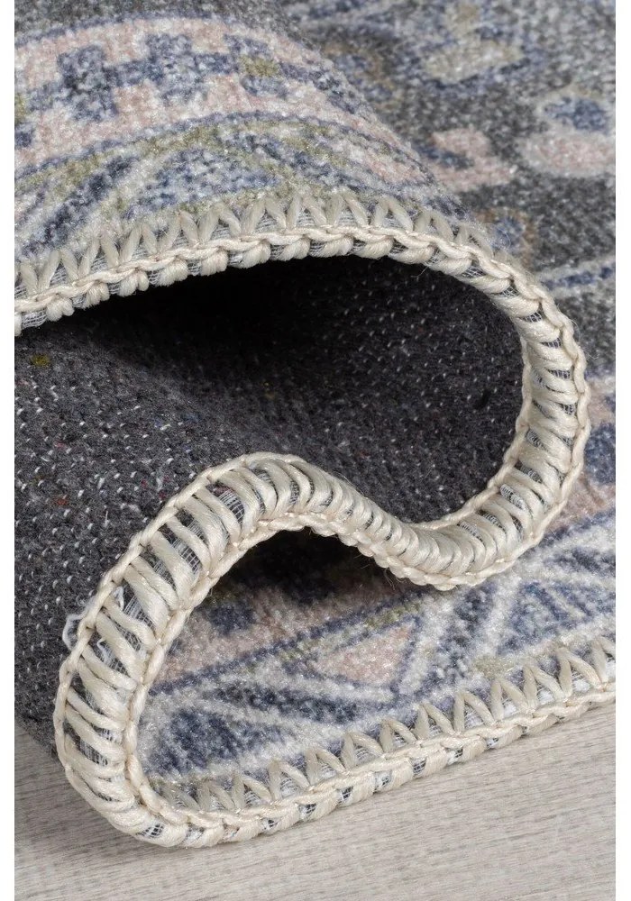 Zelený umývateľný behúň s prímesou recyklovaných vlákien 60x230 cm Windsor – Flair Rugs