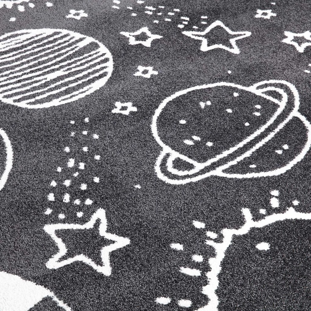 Dekorstudio ANIME kruhový koberec do detskej izby - vesmír 912 Priemer koberca: 160cm