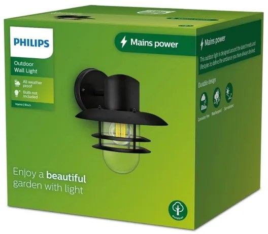 Philips - Vonkajšie nástenné svietidlo INYMA 1xE27/25W/230V IP44