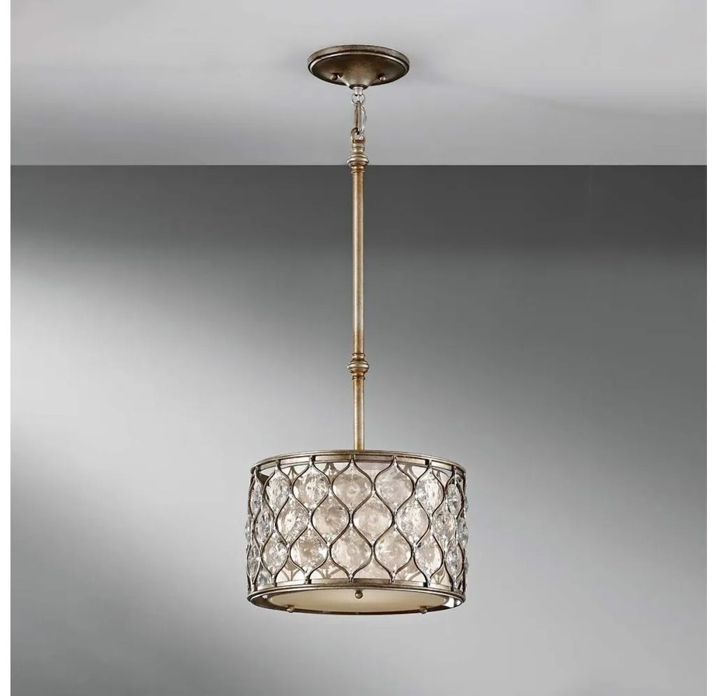 Feiss FE-LUCIA-P-C - Luster na tyči LUCIA 1xE27/60W/230V