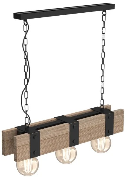 Luster na reťazi SODER 3xE27/60W/230V