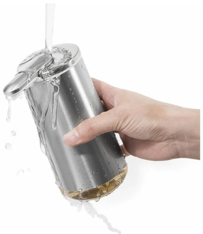 Bezdotykový dávkovač mydlovej peny, 295 ml, nerez