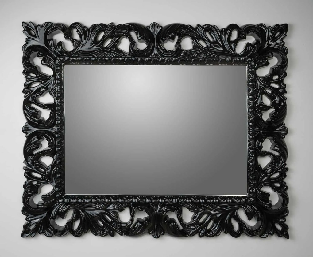 Najlacnejsinabytok ALLEGRA dizajnové zrkadlo, čierne