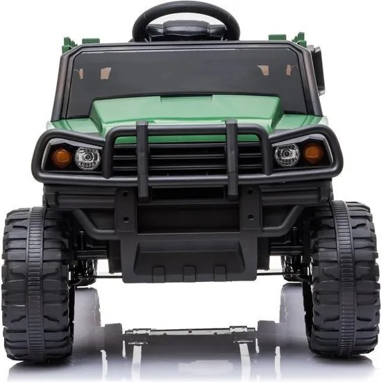 LEAN CARS Batériové autíčko BDM0926 LED MP3 diaľkové zelené
