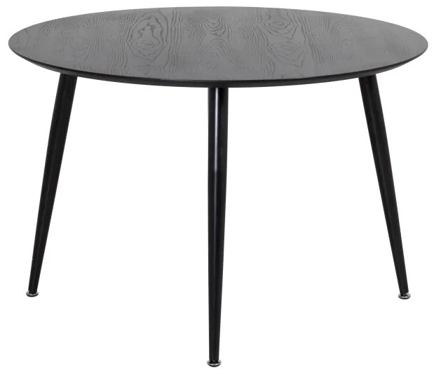 Dipp okrúhly jedálenský stôl čierny Ø115 cm