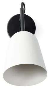 FARO 28258 - Nástenná lampa STUDIO 1xE14/8W/230V biela/čierna