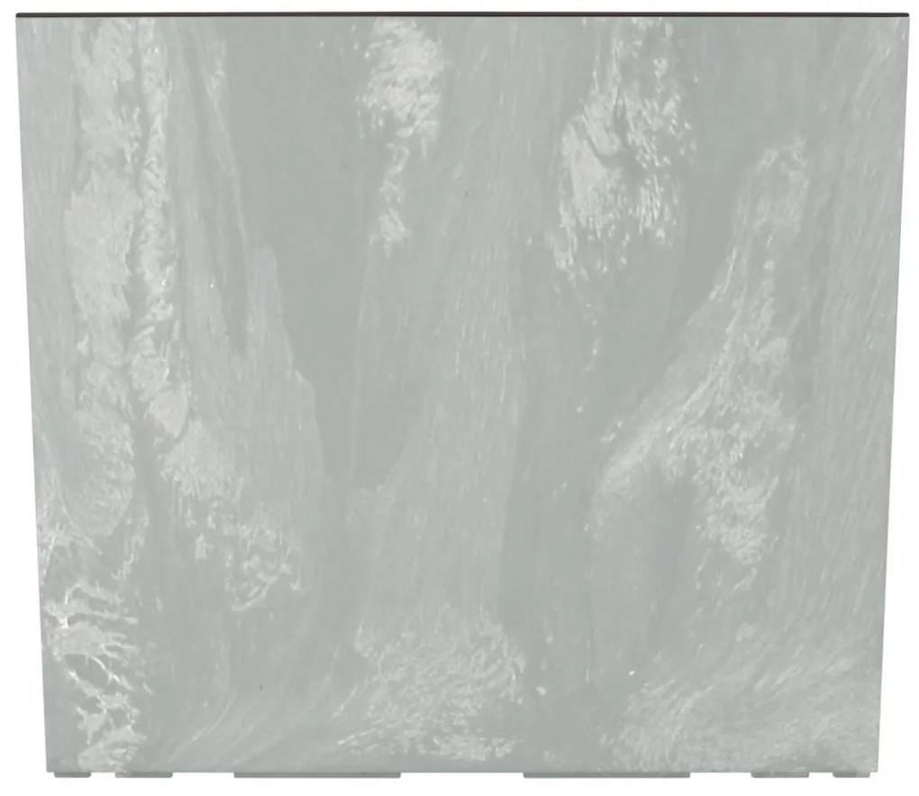 Vysoký kvetináč s vkladom CORBI sivý