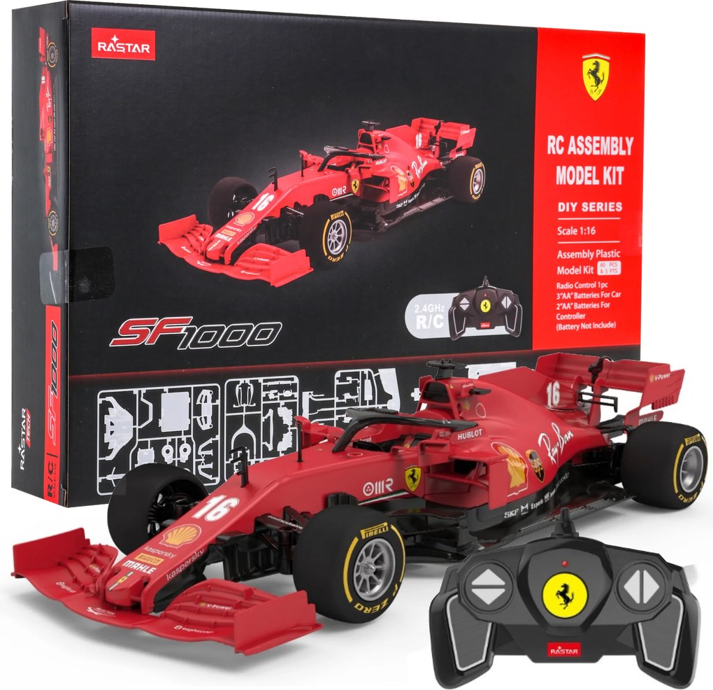 Ferrari SF1000 červené RASTAR model 1:16 Diaľkovo ovládané auto + Body kit + 2,4 GHz diaľkové ovládanie