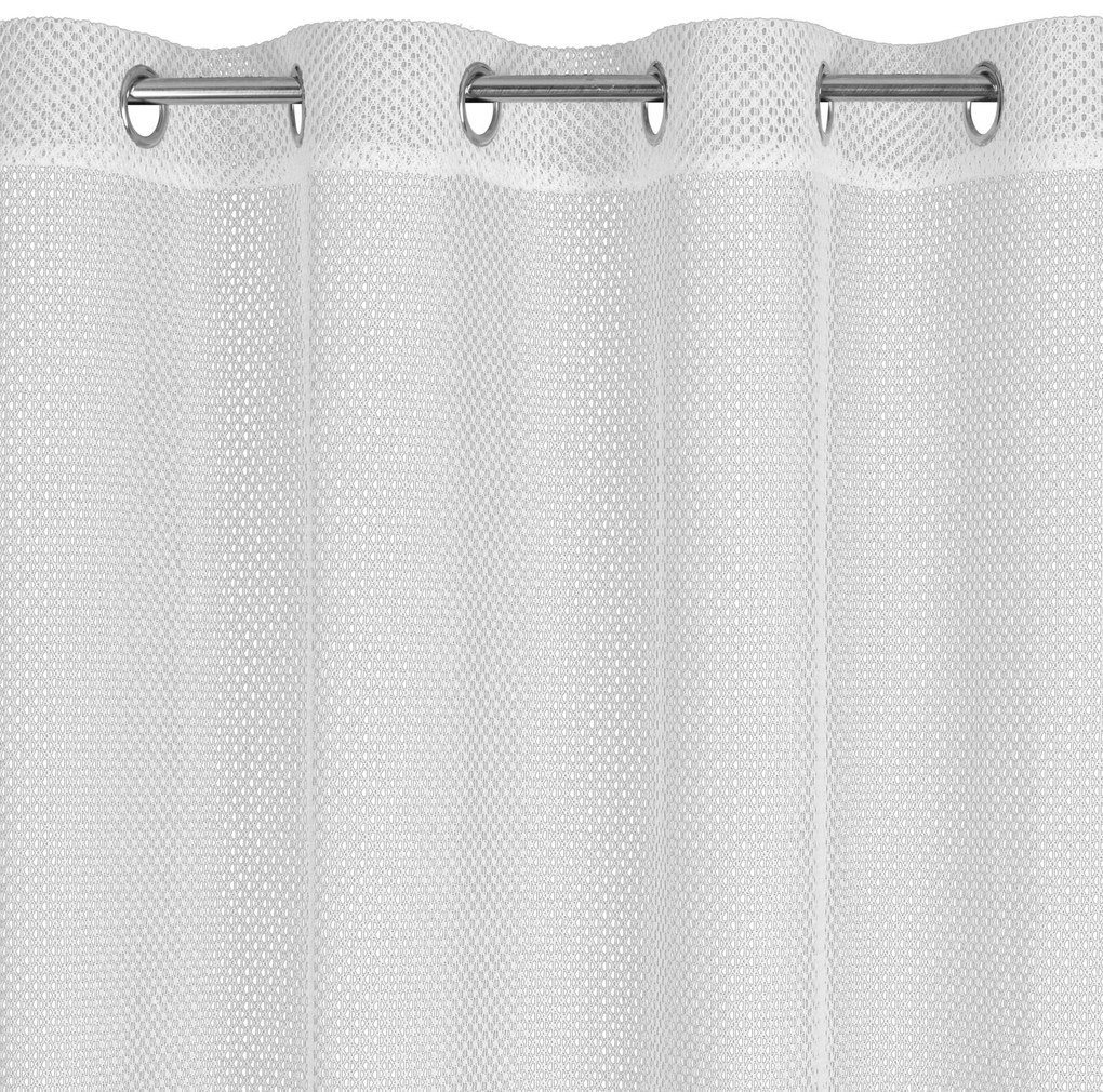 ZÁCLONA NA KRÚŽKOCH ABI 140X250 CM BIELA