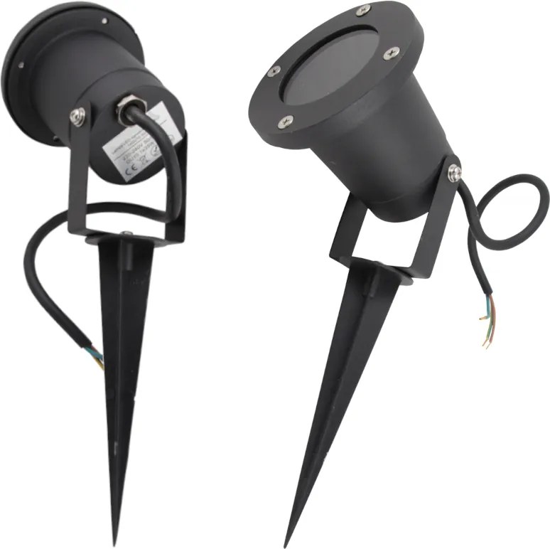 ECOLIGHT Zapustený LED záhradný reflektor EC79018 pre GU10 žiarovku