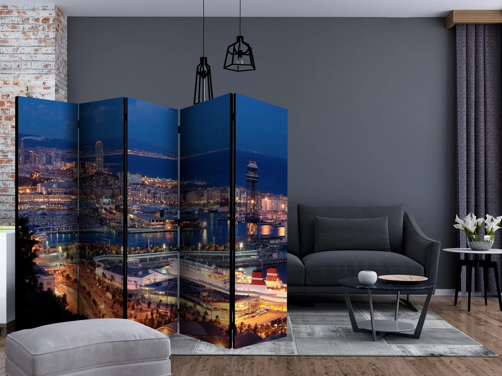 Artgeist Paraván - Illuminated Barcelona II [Room Dividers]