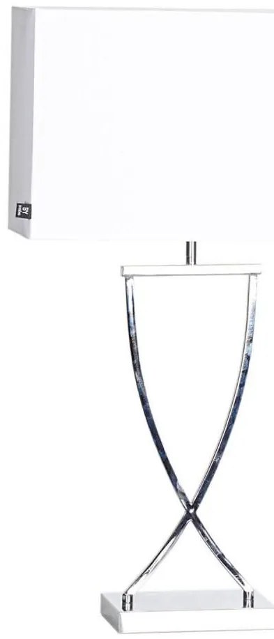 ByRydens 2820440-5000 - Stolná lampa OMEGA 1xE27/5W/230V biela/lesklý chróm