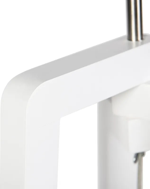 Moderná stojaca lampa biela bez tienidla - Puros