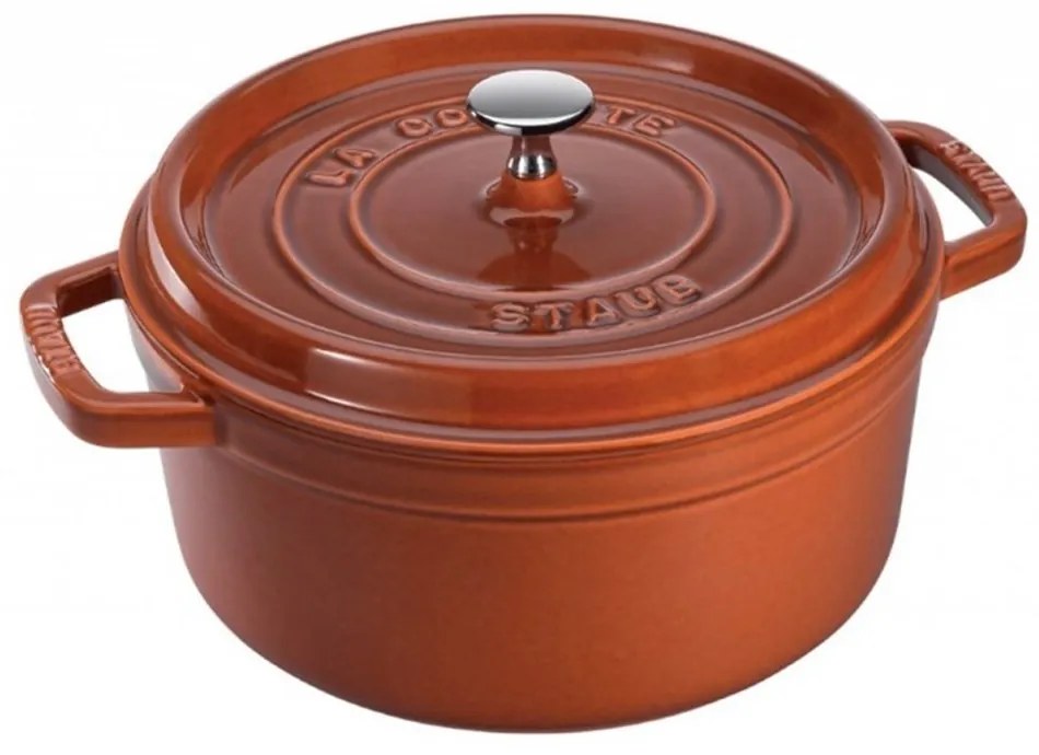 Staub Hrniec STAUB okrúhly 26 cm škoricový 5,2l