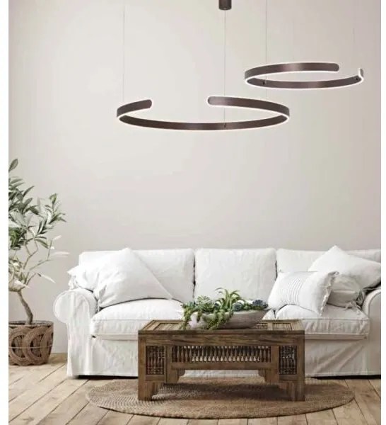 Zambelis 2013 - LED Stmievateľný luster na lanku LED/40W/230V hnedá