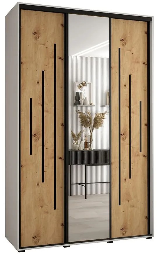 Skriňa 45 Canaris 13 180 biela/artisan/čierna