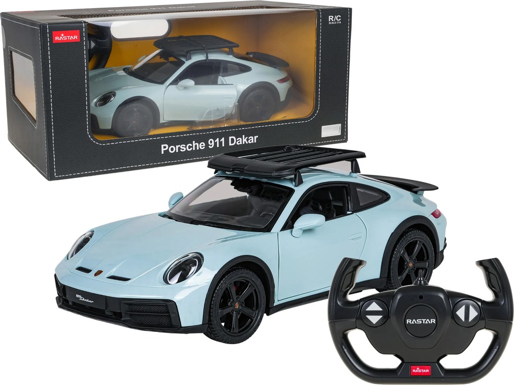 R/C auto na diaľkové ovládanie 1:14 Porsche 911 Dakar mätové RASTAR