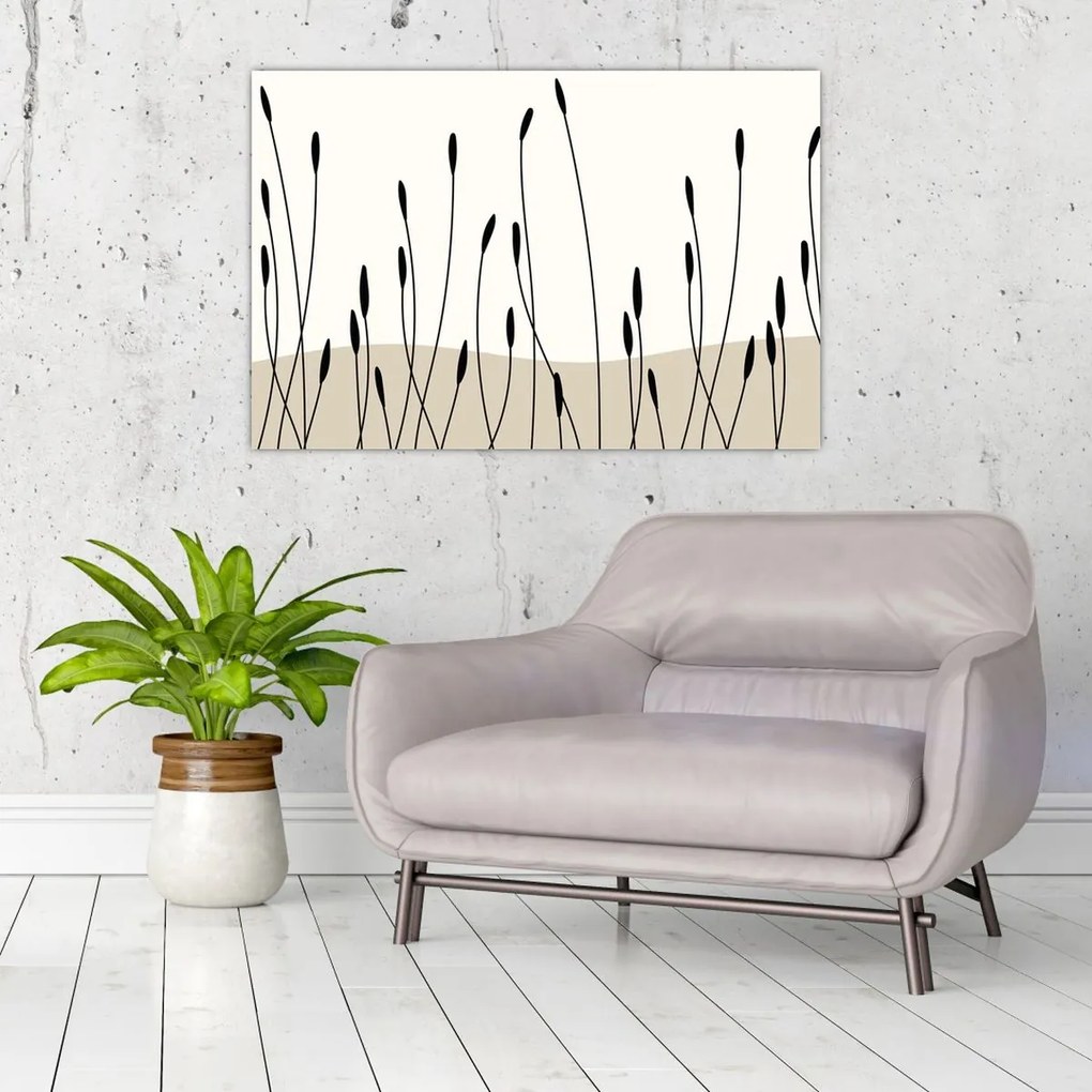 Obraz - Grafická lúka N⁰3 (90x60 cm)