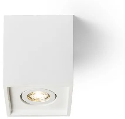 RENDL COLES SQ stropná sadrová 230V LED GU10 15W R13438