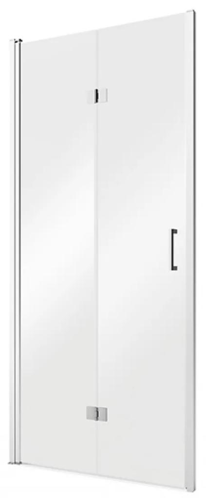 D‘Eluxe - SPRCHOVÉ DVERE - Sprchové dvere BIFOLD EHX -100xcm sprchové dvere skladacie číre 6 chróm univerzálna - ľavá/pravá spúšťania a zdvíhania 80 190 80x190