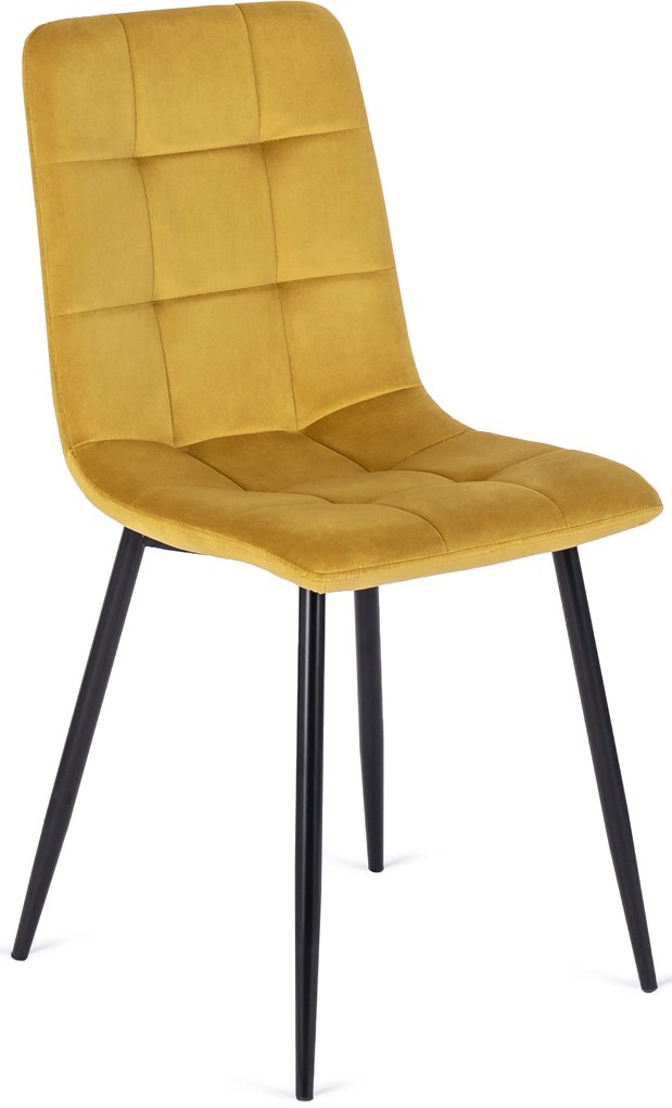 PROXIMA.store - Čalúnená jedálenska stolička PERU FARBA: tyrkysová, FARBA NÔH: čierna