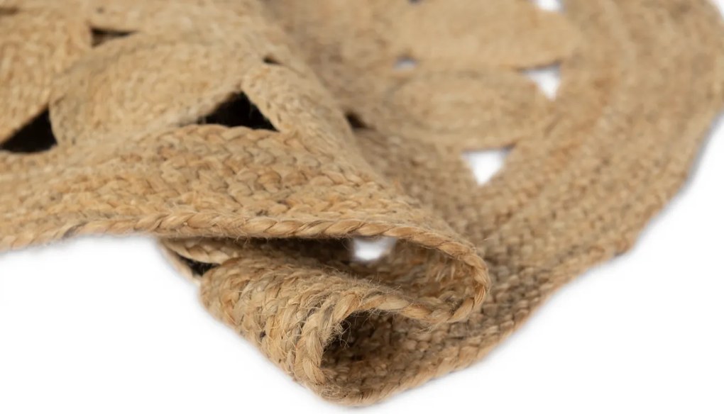 TA Koberec 1464 HNEDÁ OKRÚHLA JUTA Rozmer: 120x120 cm