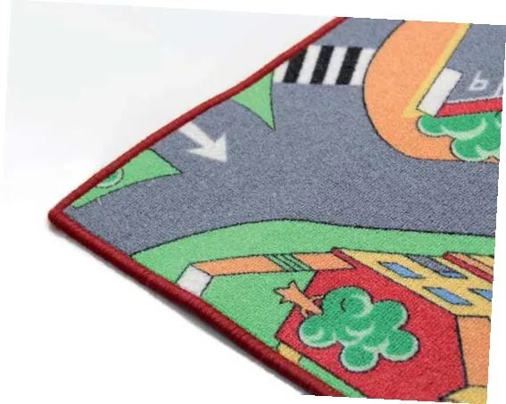 Hrací koberec pre deti cesty Little Village, 140x200, viacfarebná, detská izba, Associated Weavers