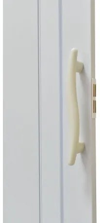 Skladacie dvere 005S biele matné 80 cm