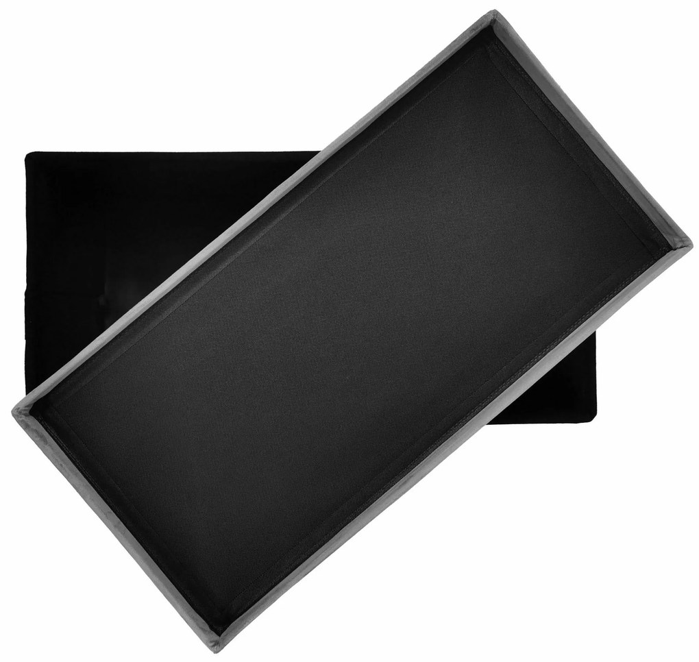 Skladací taburet PERFECT DUO 60x30 cm sivý