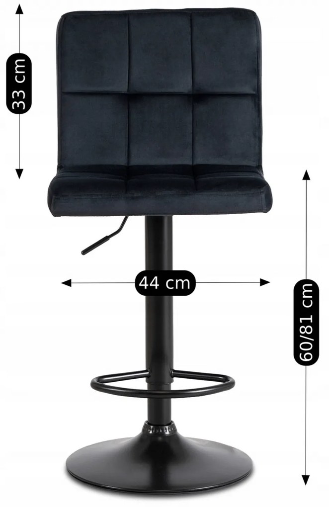 PROXIMA.store - Čalúnená barová stolička NERO FARBA: zelená