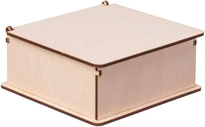 ČistéDrevo Drevená krabička II 13,5 x 13,5 cm