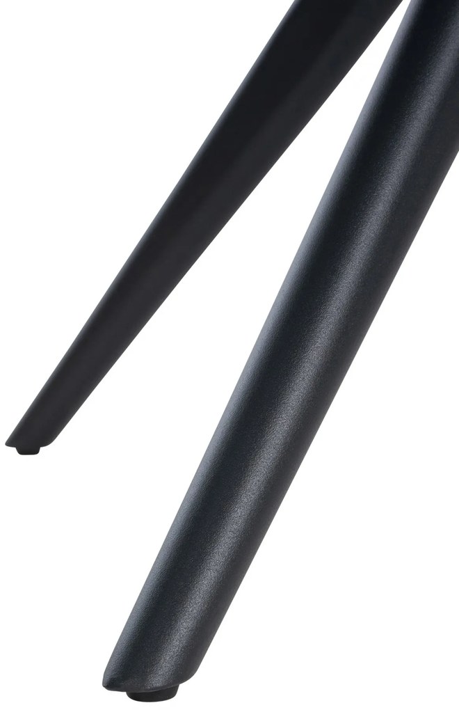 Jedálenská stolička Jules - látka - Tmavo sivá