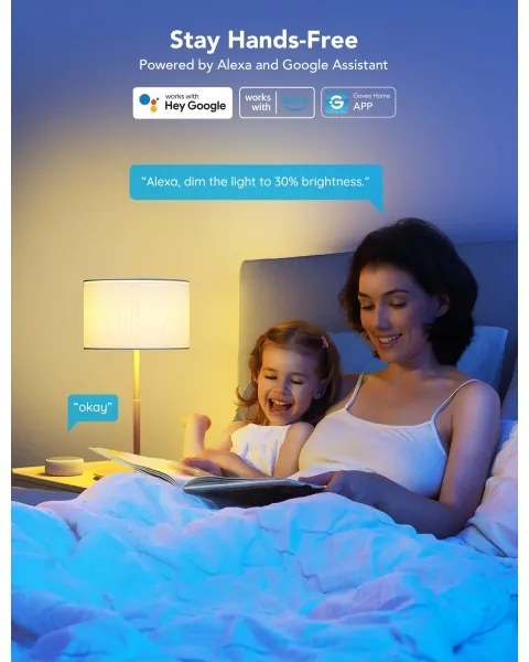 Govee - LED RGBWW Stmievateľná žiarovka Smart E27/12W/230V 2700-6500K Wi-Fi