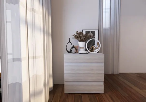Komoda 4S HELIOS 90 cm dub kathult/biela
