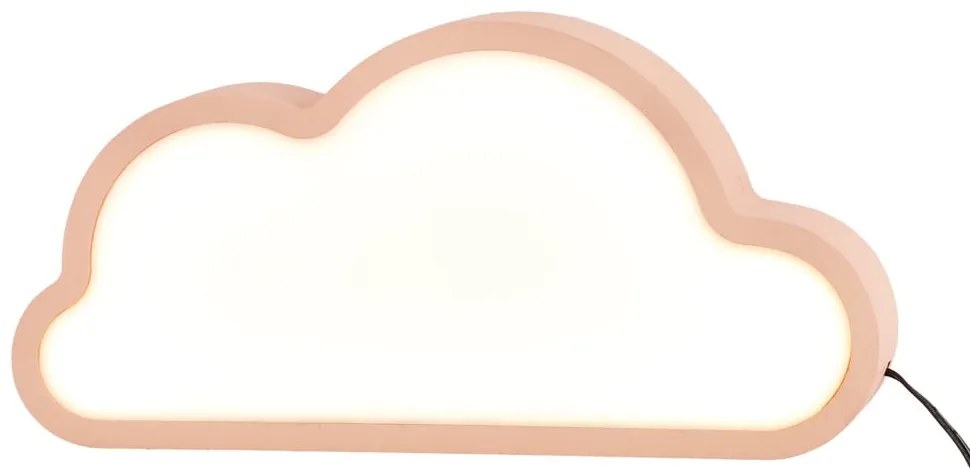Ružová detská lampička Cloud - Candellux Lighting