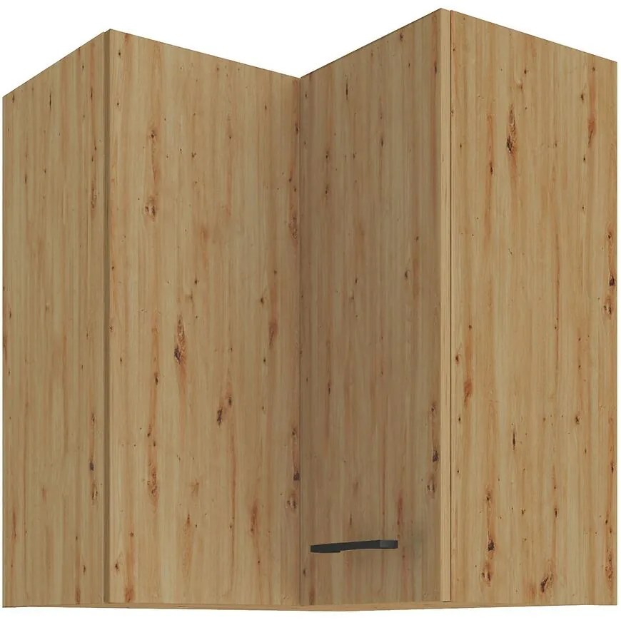 Skrinka do kuchyne MODENA čierna/dub ARTISAN 60X60 GN-72 2F (90°)