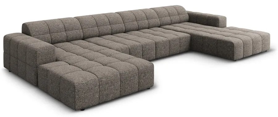 Tmavosivá rohová pohovka (do tvaru "U") Chicago – Cosmopolitan Design