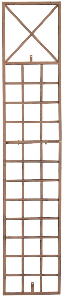 Mriežka na popínavé rastliny Trigo - 198 x 40 cm - Hnedá antik