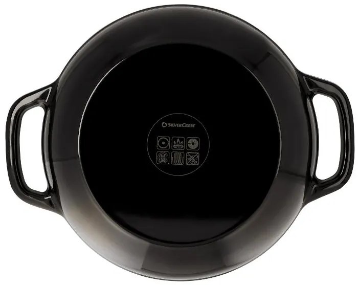 Silvercrest®  Liatinová servírovacia panvica, 2,4 l (čierna)  (100393065)