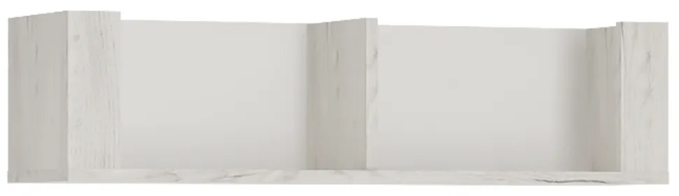 Polica typ 62, biela craft, ANGEL