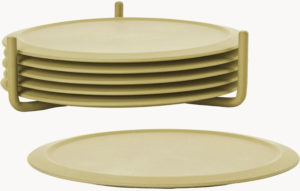 Silikónové podložky's držiakom Singles, 7 ks