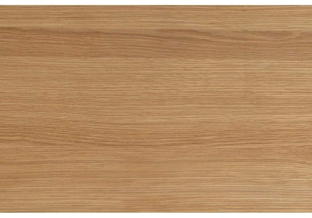 Čierno-prírodný okrúhly konferenčný stolík s doskou v dubovom dekore ø 65 cm Soli – Actona