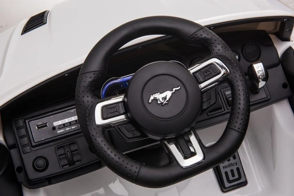 LEAN CARS Elektrické autíčko Ford Mustang GT Drift SX2038 biele