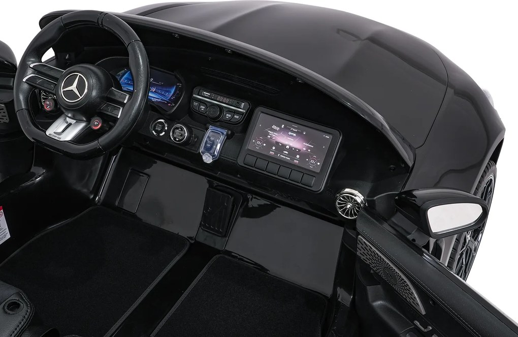 Ramiz Mercedes-Benz GT63 AMG elektrické autíčko pre deti čierne