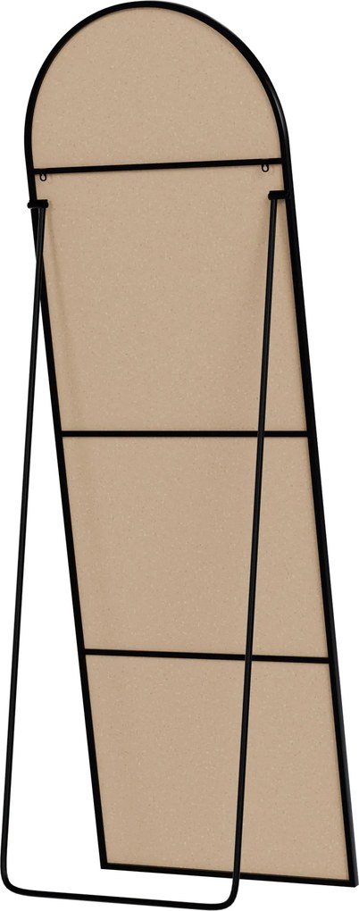 Zrkadlo Moline 150x50 cm - čierne matné