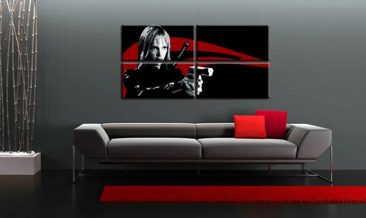 Ručne maľovaný POP Art obraz Kill Bill | rôzne rozmery