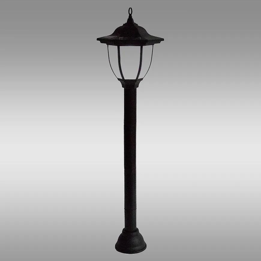 Solárny lampa stĺp AR VO2795 čierna LP1