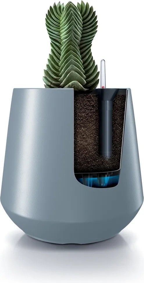 Kvetináč s vložkou HERO biely 43,9cm