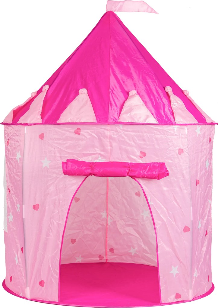Detský hrací stan Zámok kráľovnej IPLAY — princeznin palác pre dievčatá 105×125 cm
